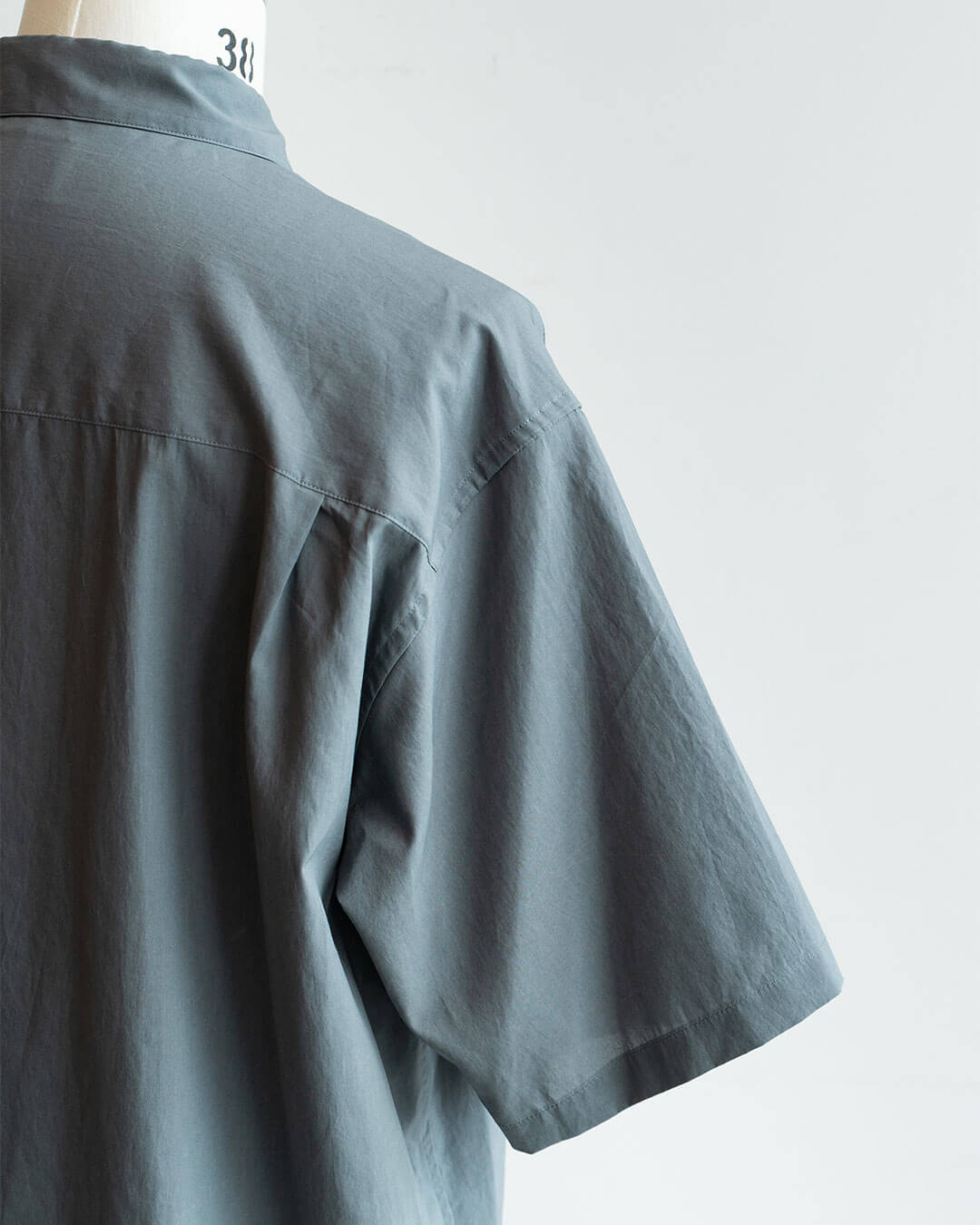 【STILL BY HAND】Half Sleeve Cotton Broad Shirt