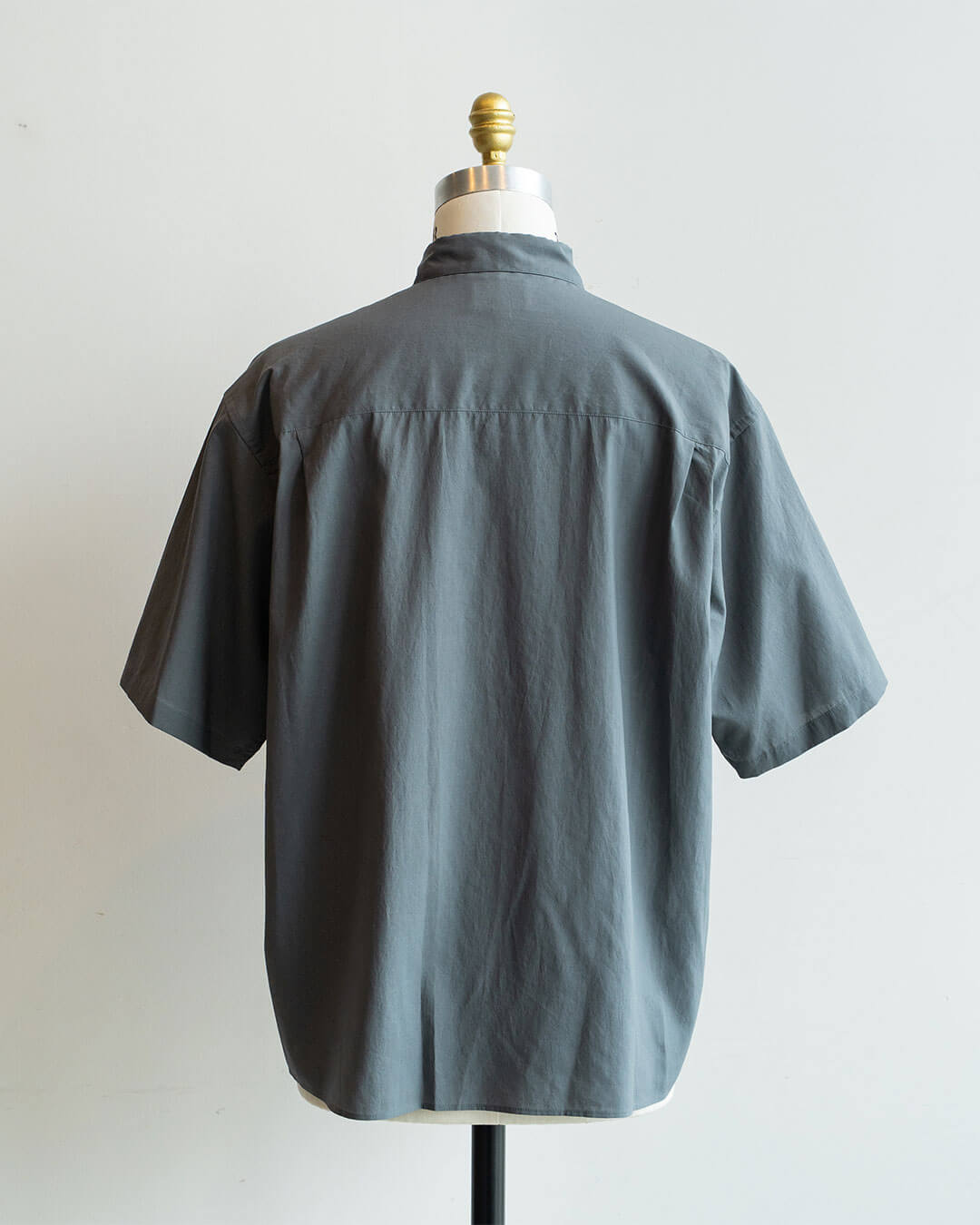 【STILL BY HAND】Half Sleeve Cotton Broad Shirt