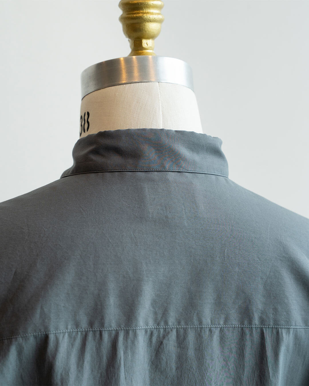 【STILL BY HAND】Half Sleeve Cotton Broad Shirt