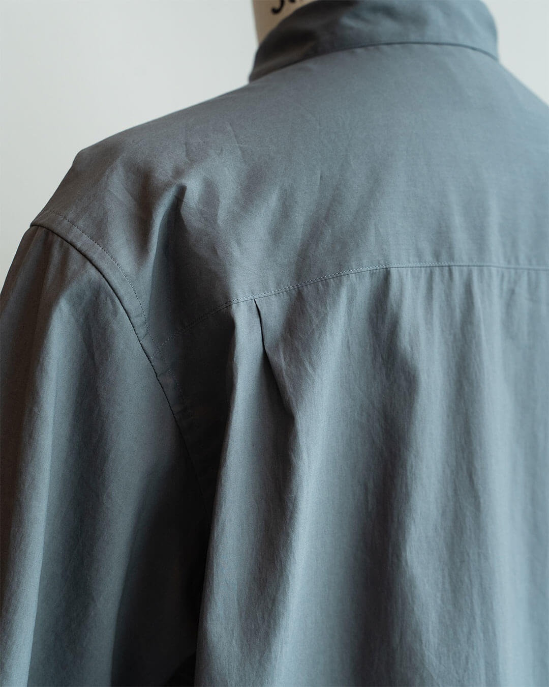 【STILL BY HAND】Half Sleeve Cotton Broad Shirt