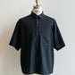 【STILL BY HAND】Half Sleeve Cotton Broad Shirt