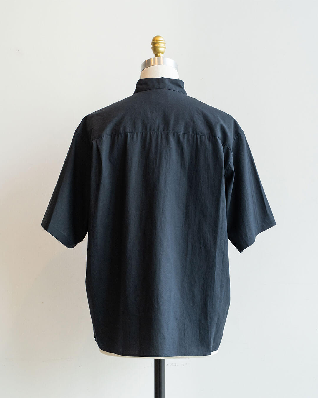 【STILL BY HAND】Half Sleeve Cotton Broad Shirt