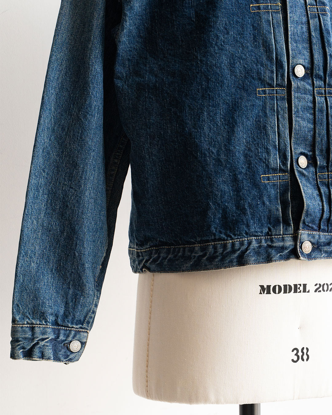 【orslow】Pleated Front Blouse "2 Year Wash"