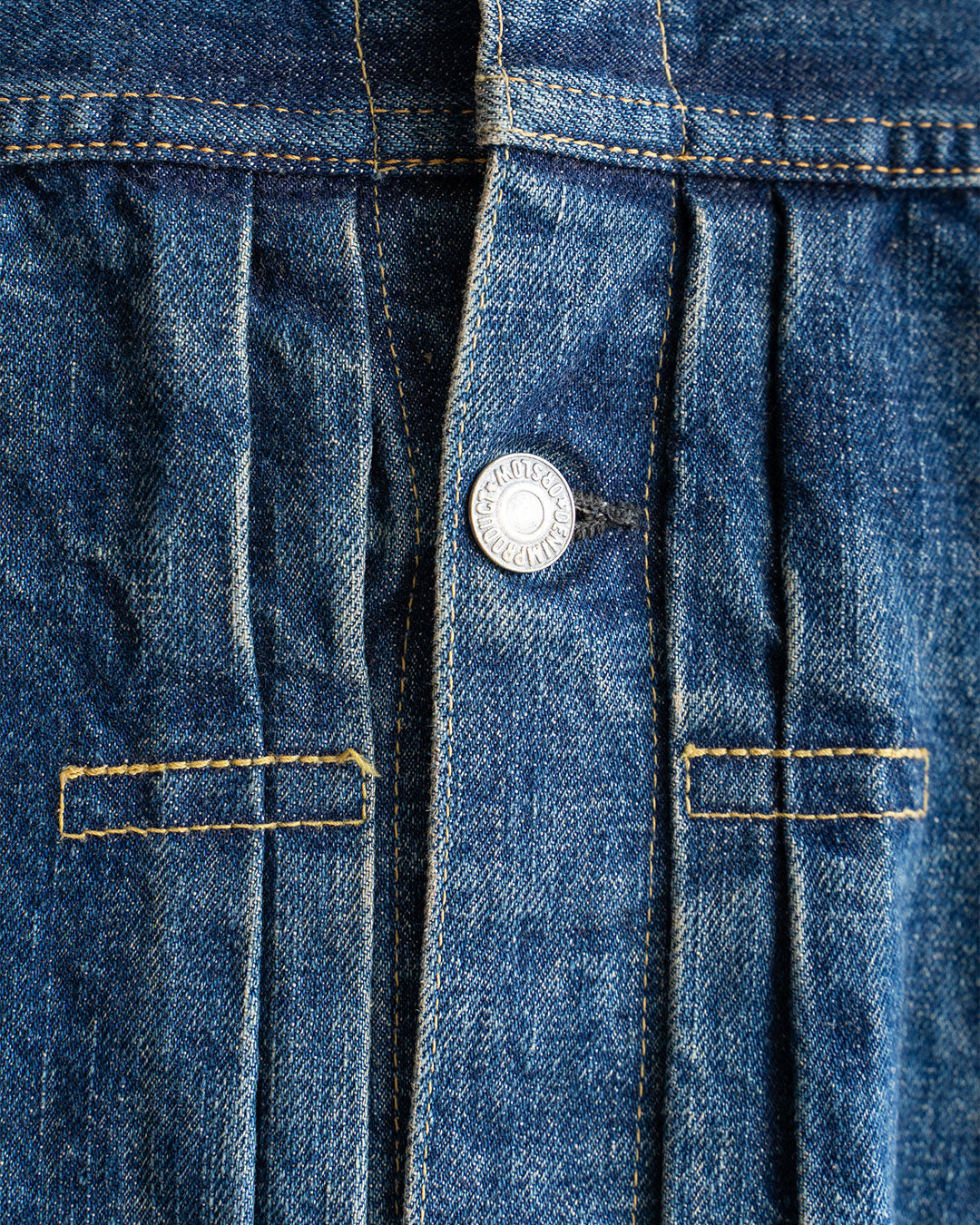 【orslow】Pleated Front Blouse "2 Year Wash"