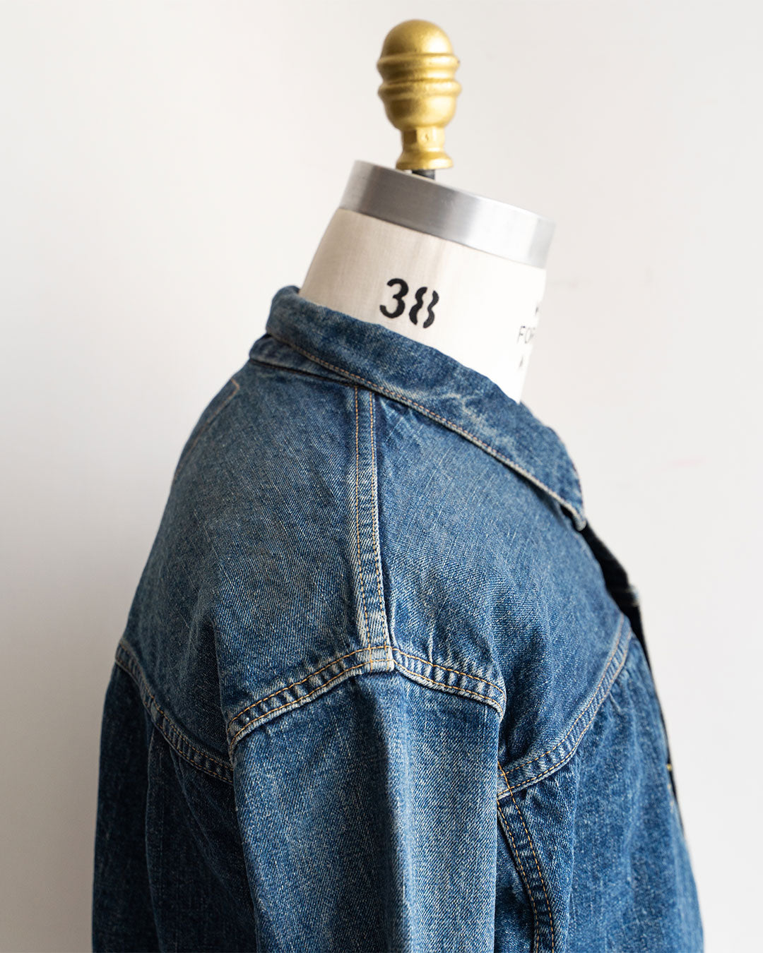 【orslow】Pleated Front Blouse "2 Year Wash"