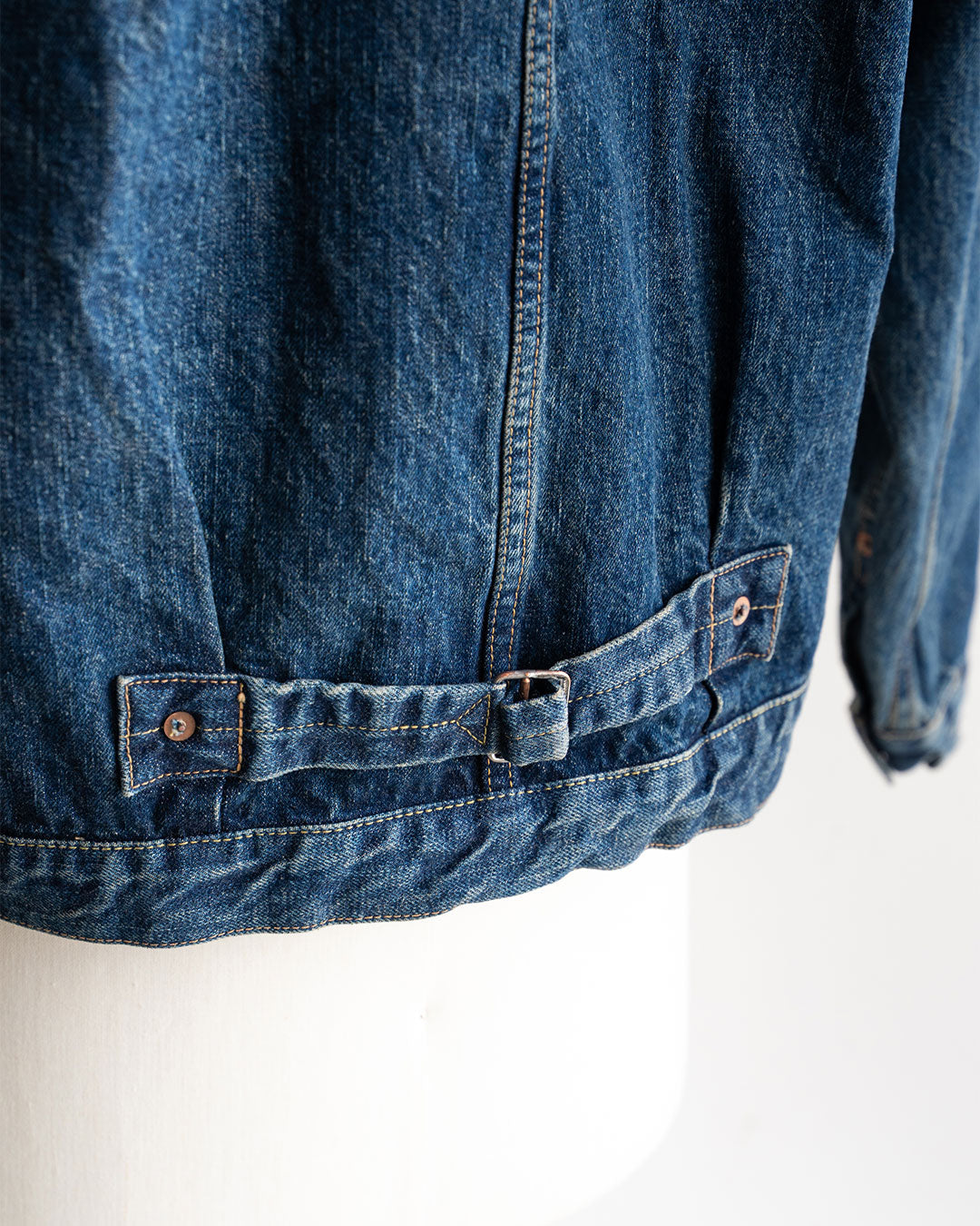 【orslow】Pleated Front Blouse "2 Year Wash"