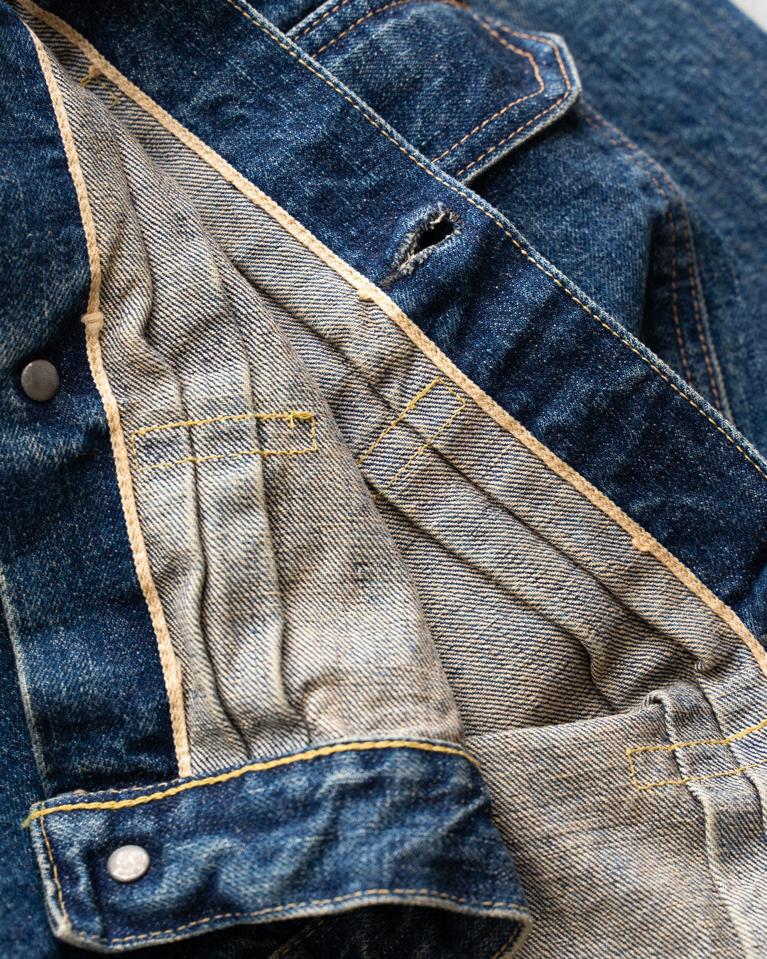 【orslow】Pleated Front Blouse "2 Year Wash"