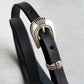 【MOONSHINE】Del Rio Buckle Western Leather Long Belt ”Made IN USA"