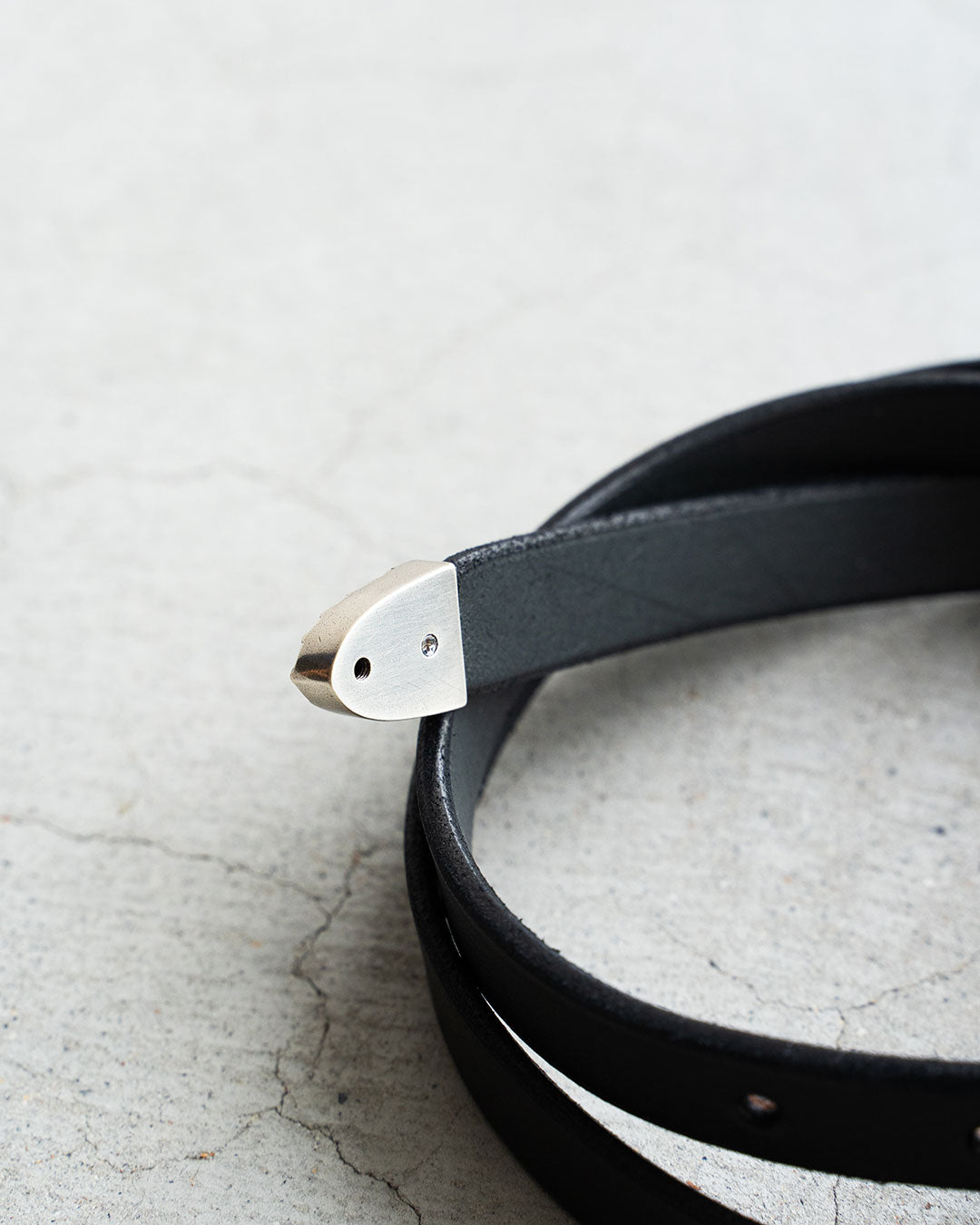 【MOONSHINE】Del Rio Buckle Western Leather Long Belt ”Made IN USA"