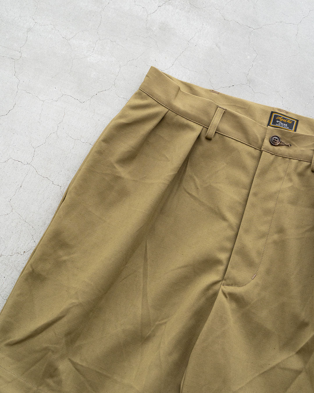 【AGE OLD】Classic 2tuck Shorts『1970s Italian Military Sleeping Bag Cover Fabrics』