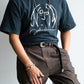 【MOONSHINE】Del Rio Buckle Western Leather Long Belt ”Made IN USA"
