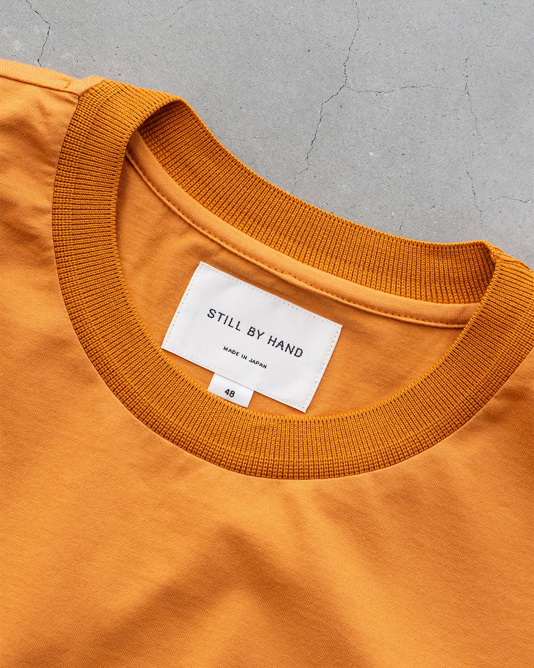 【STILL BY HAND】Knitted Rib T-shirt