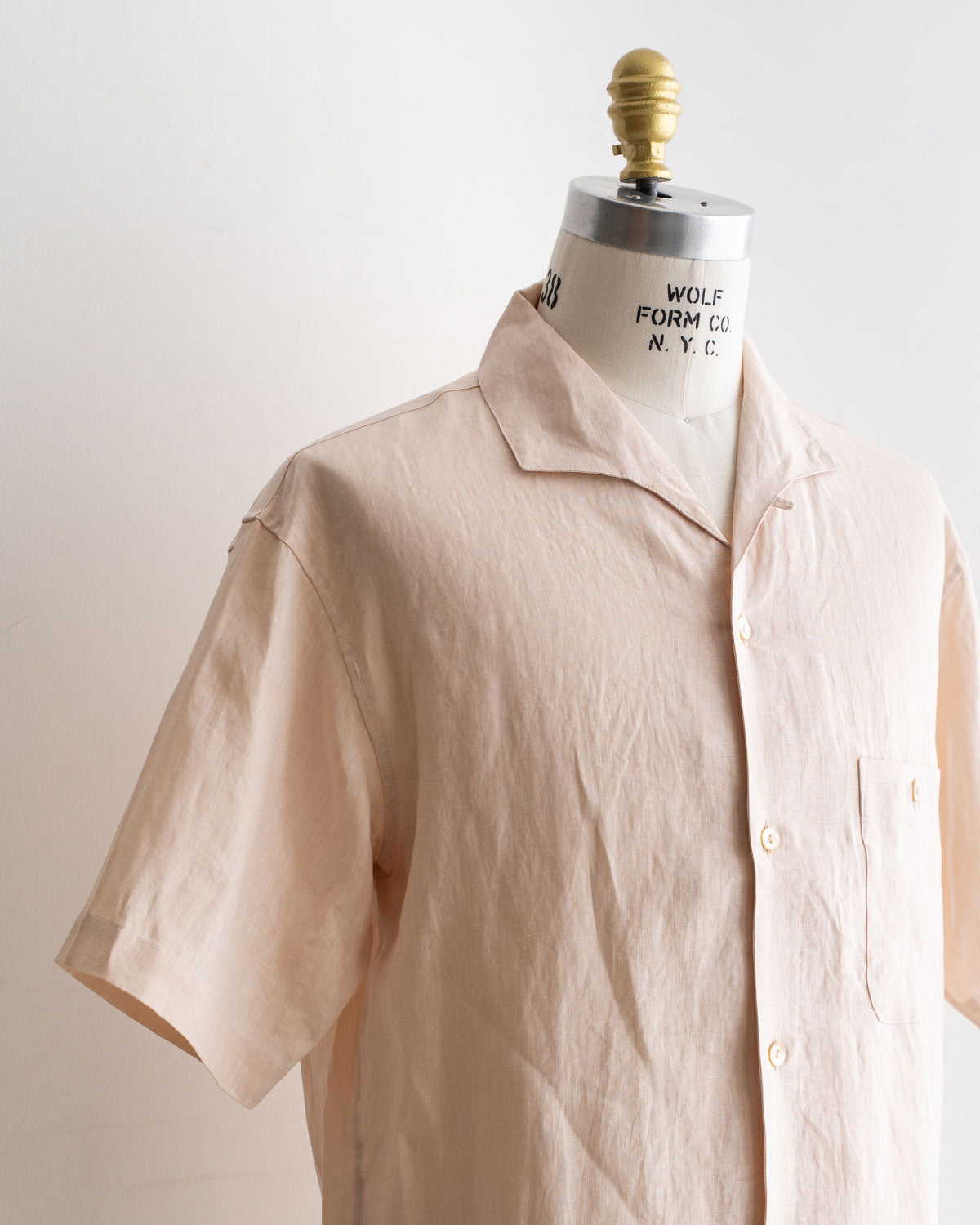 【A VONTADE】 Italian Collar Short Sleeve Shirts