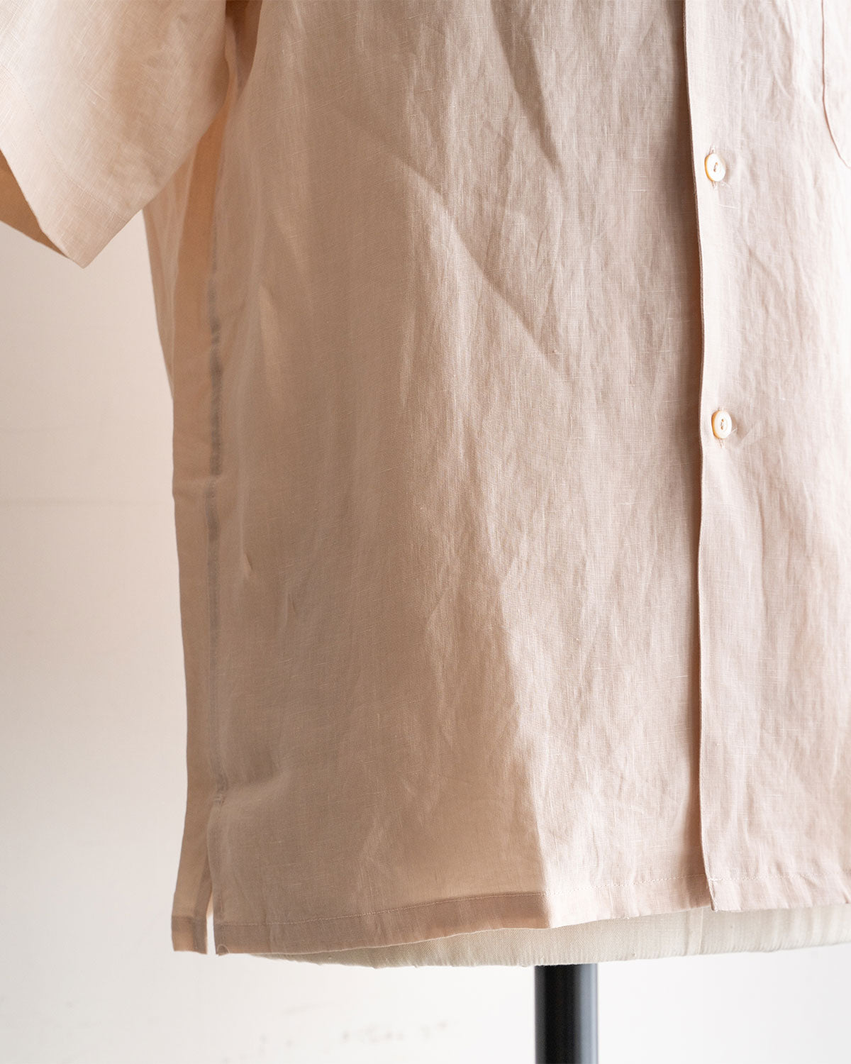 【A VONTADE】 Italian Collar Short Sleeve Shirts