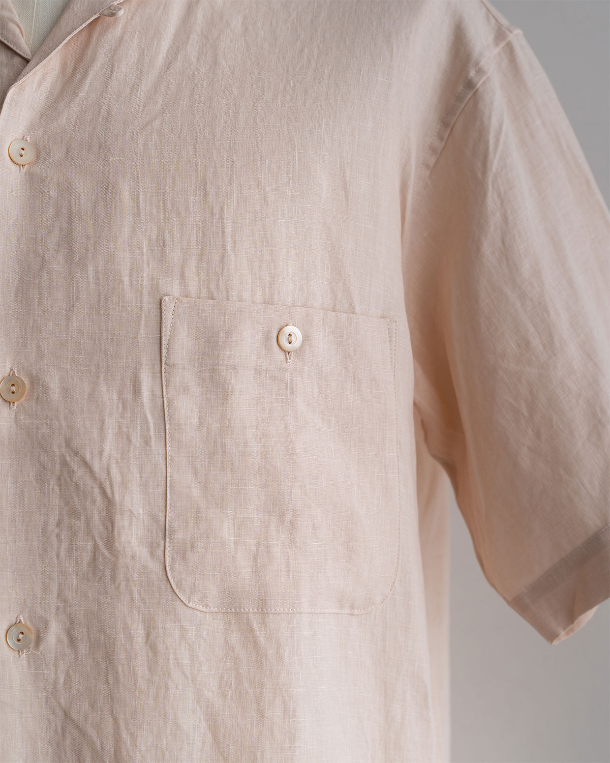 【A VONTADE】 Italian Collar Short Sleeve Shirts