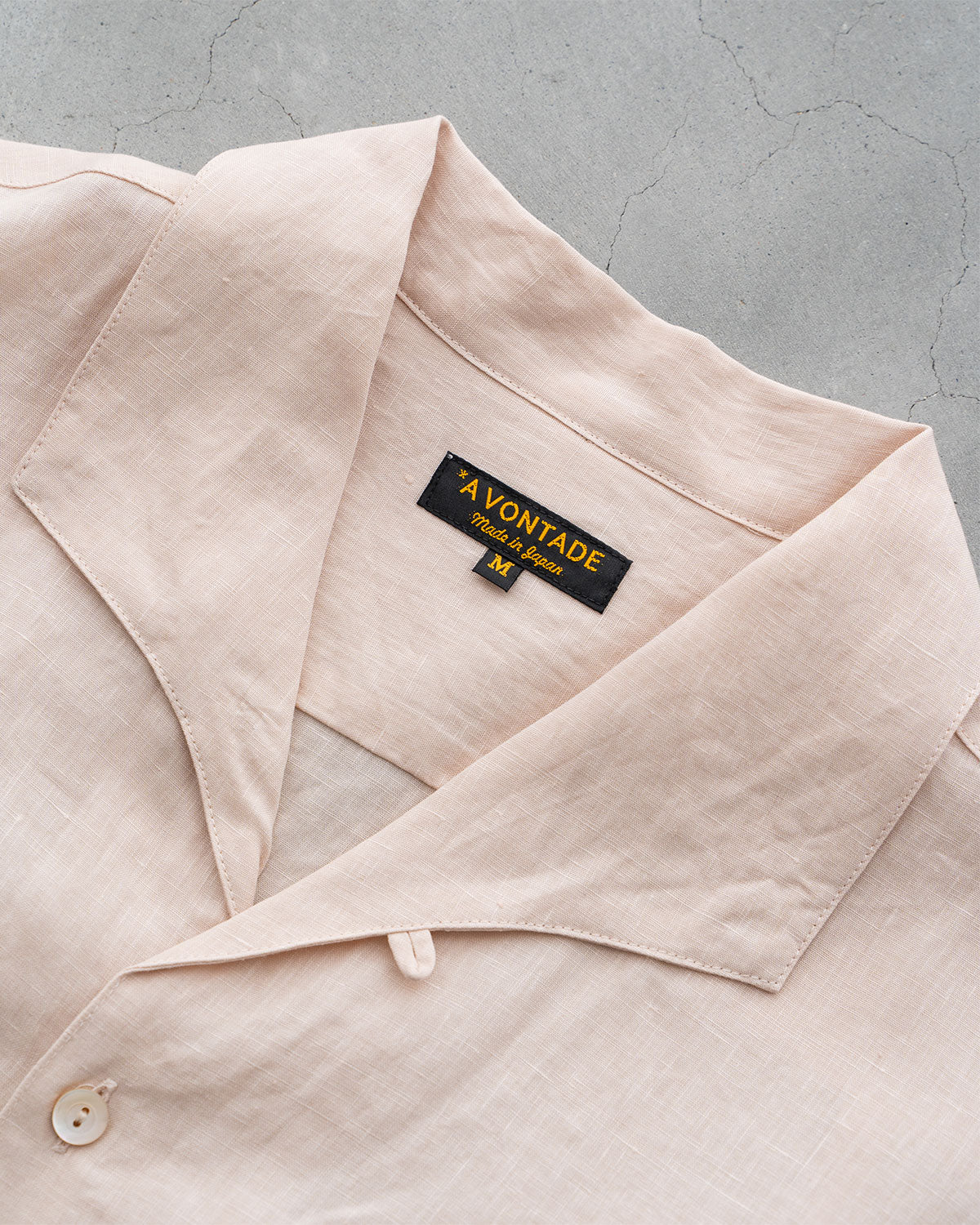 【A VONTADE】 Italian Collar Short Sleeve Shirts