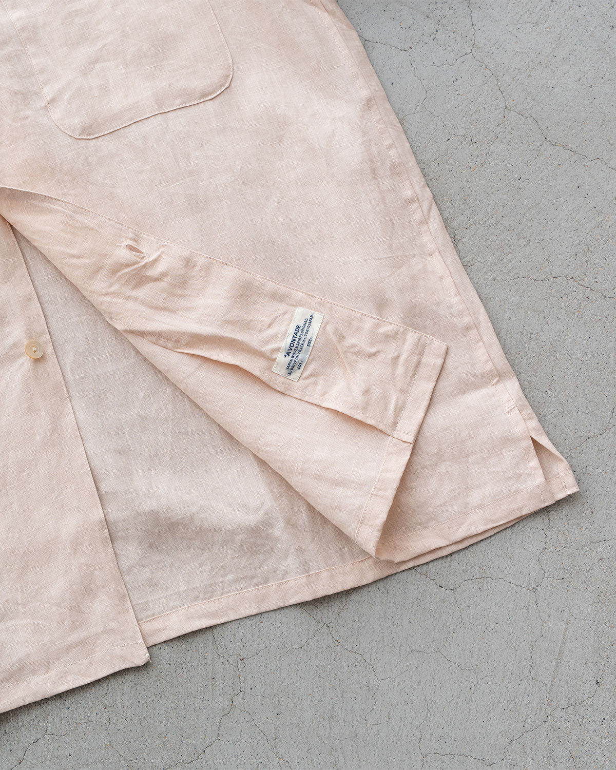 【A VONTADE】 Italian Collar Short Sleeve Shirts