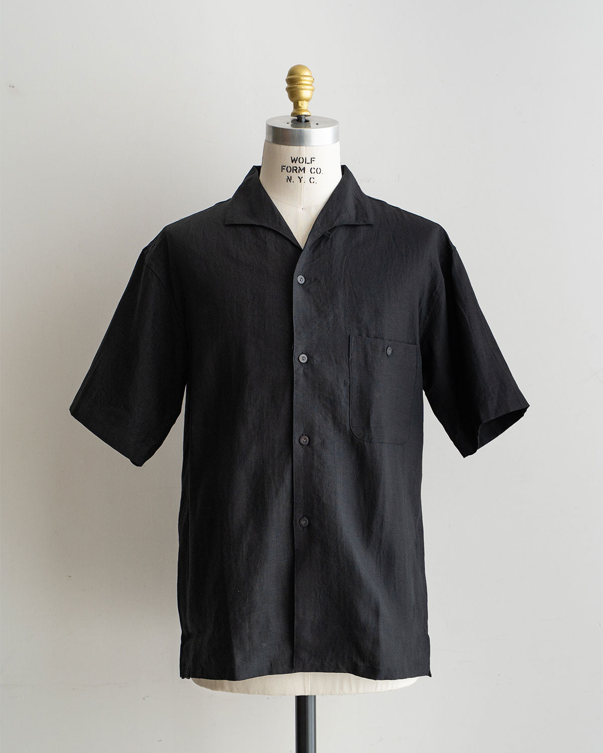 【A VONTADE】 Italian Collar Short Sleeve Shirts