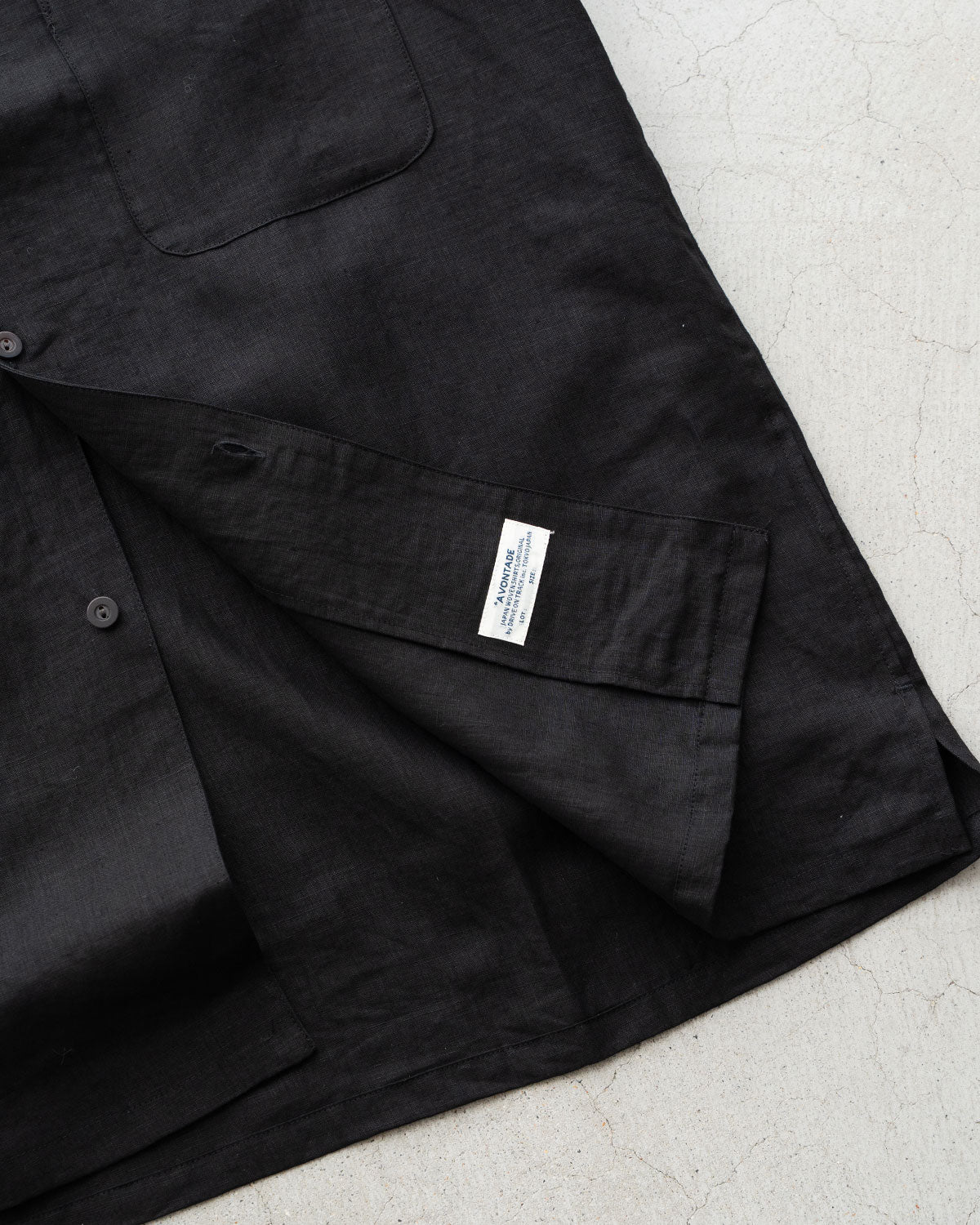 【A VONTADE】 Italian Collar Short Sleeve Shirts