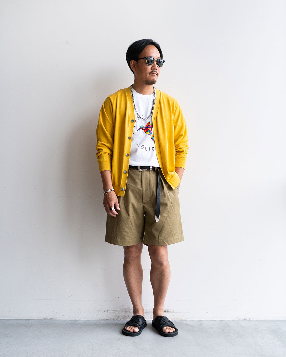 着用モデル 身長175cm 体重69kg / 着用サイズ Lカラー Beige