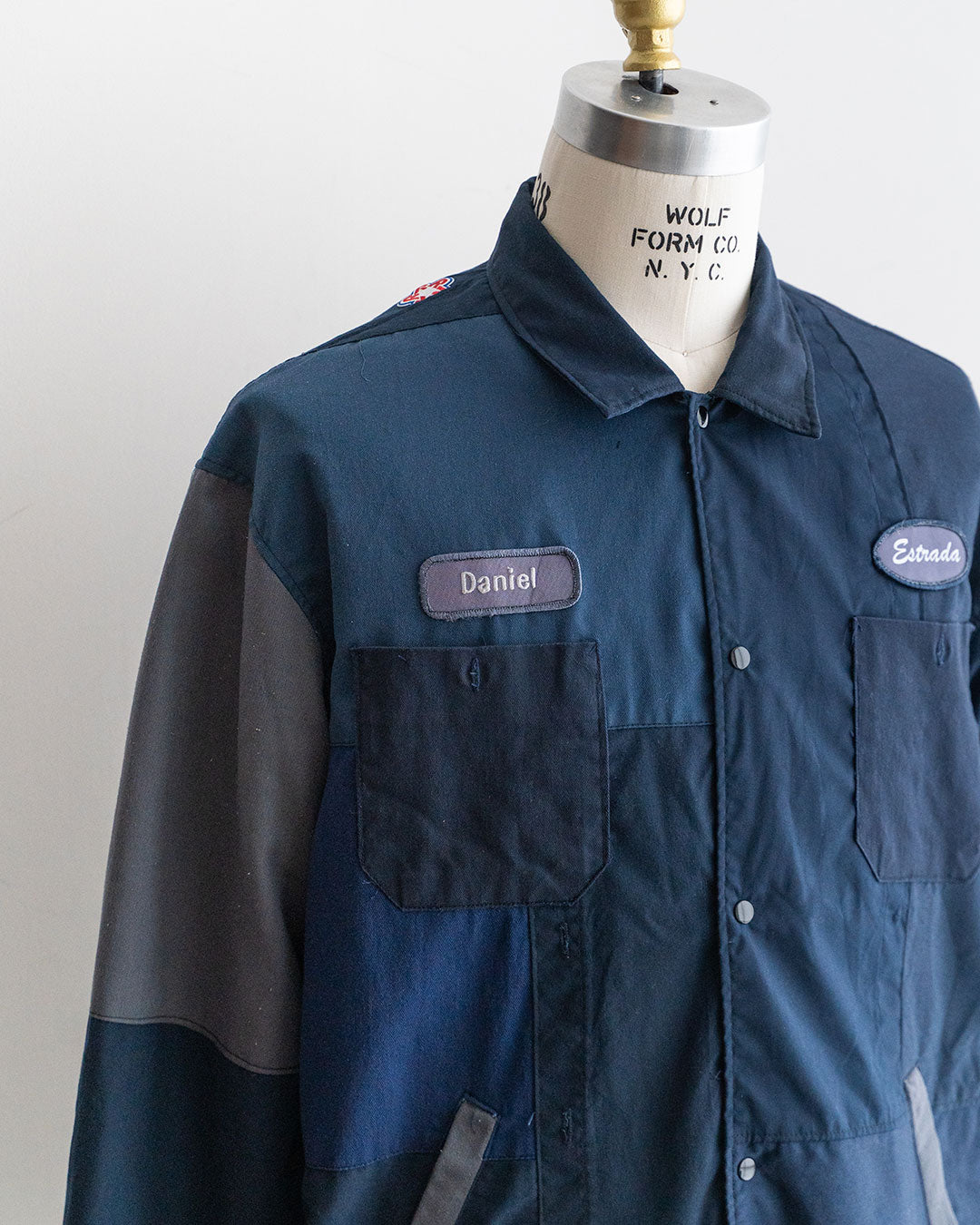 【redad】Navy Work Shirts Remake Coach Jacket『Fort Exclusive』①