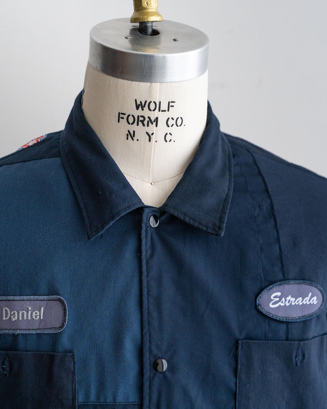 【redad】Navy Work Shirts Remake Coach Jacket『Fort Exclusive』①