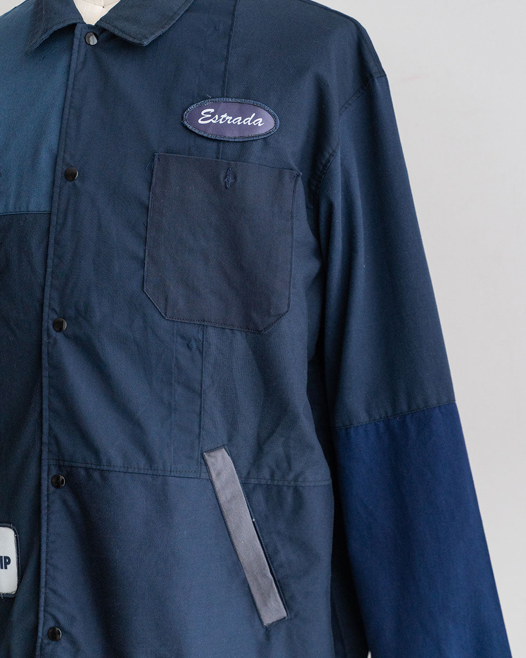 【redad】Navy Work Shirts Remake Coach Jacket『Fort Exclusive』①