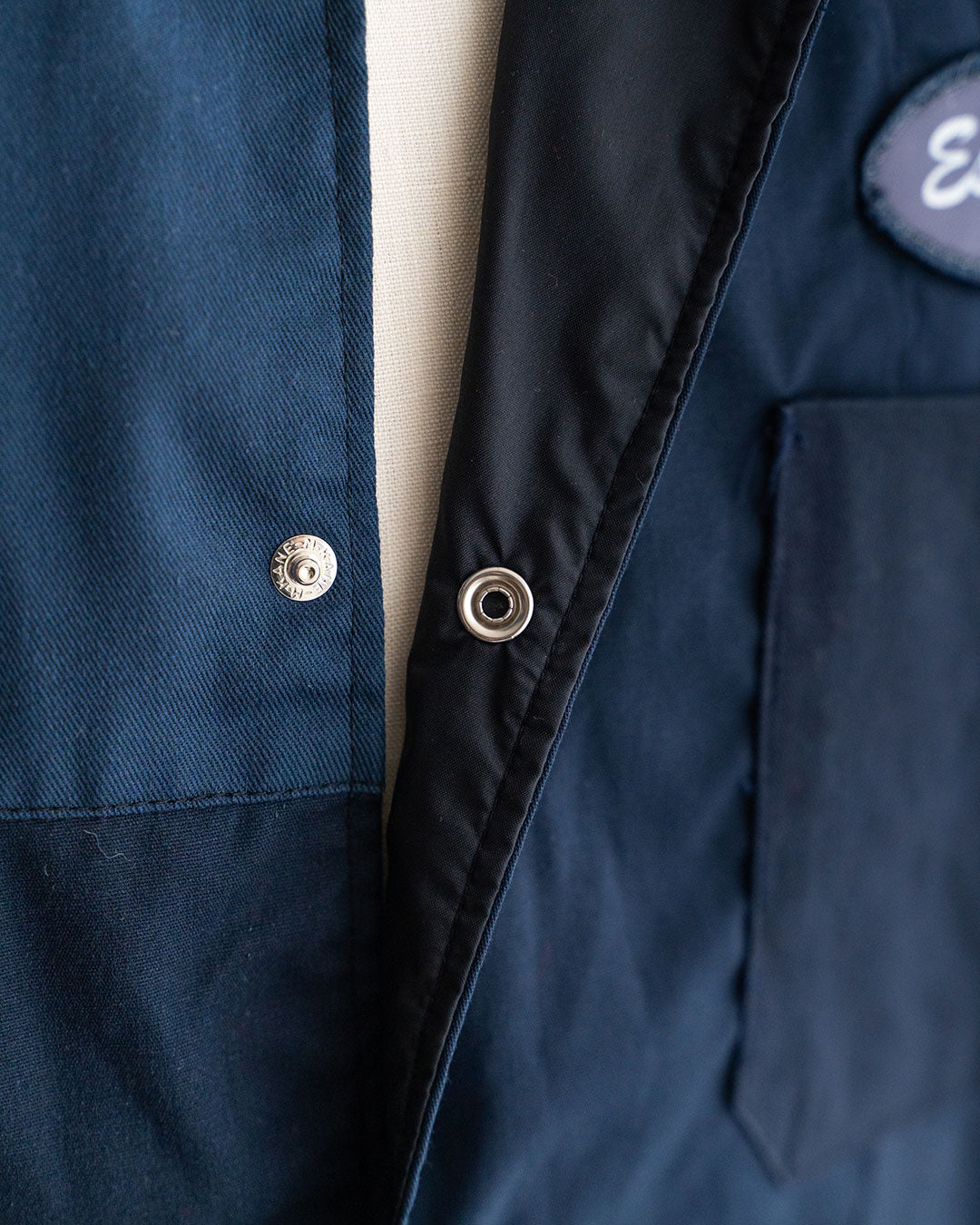 【redad】Navy Work Shirts Remake Coach Jacket『Fort Exclusive』①