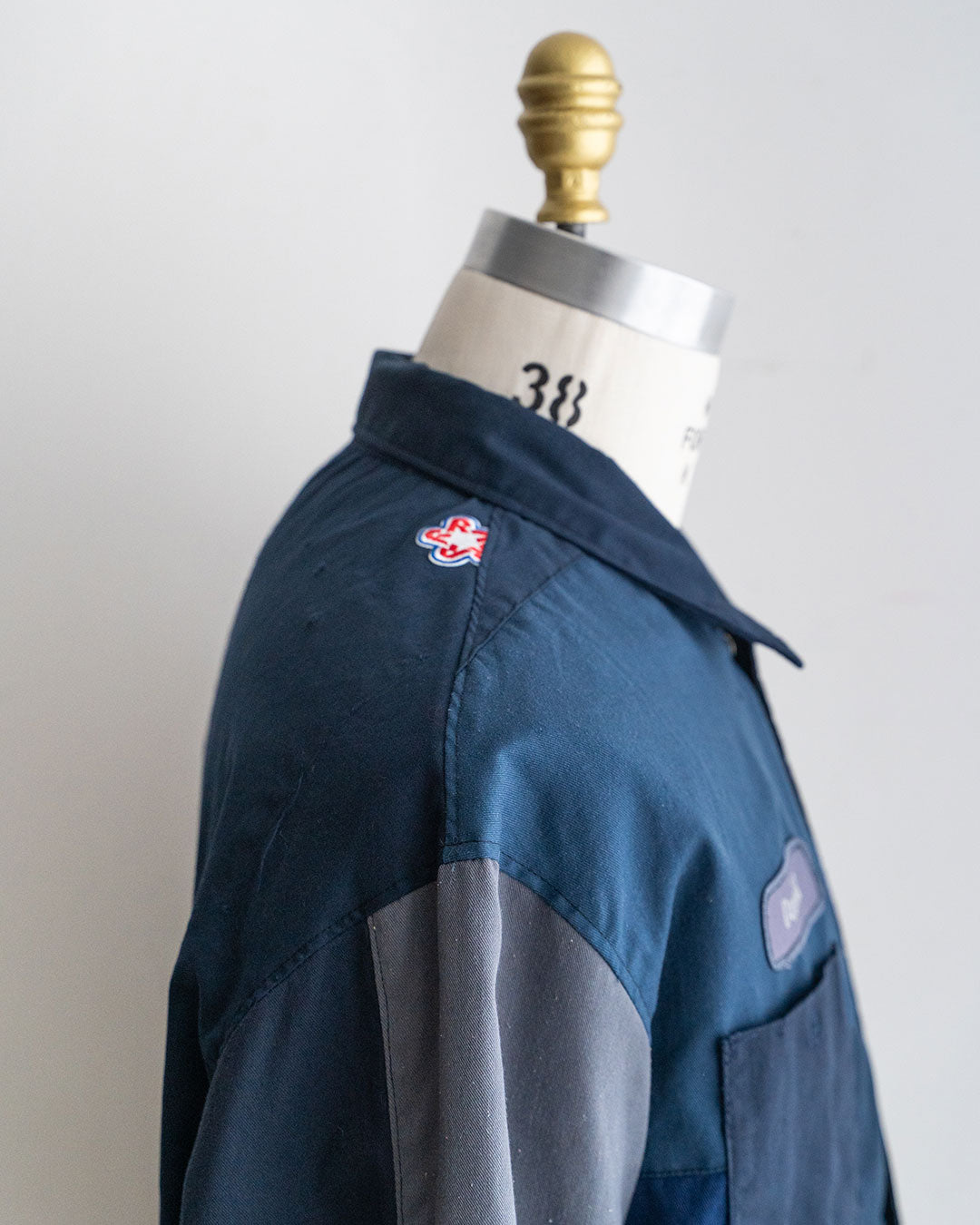 【redad】Navy Work Shirts Remake Coach Jacket『Fort Exclusive』①
