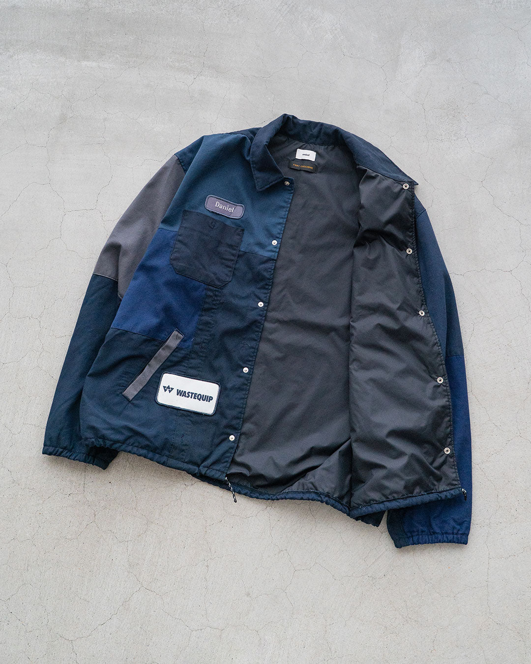 【redad】Navy Work Shirts Remake Coach Jacket『Fort Exclusive』①