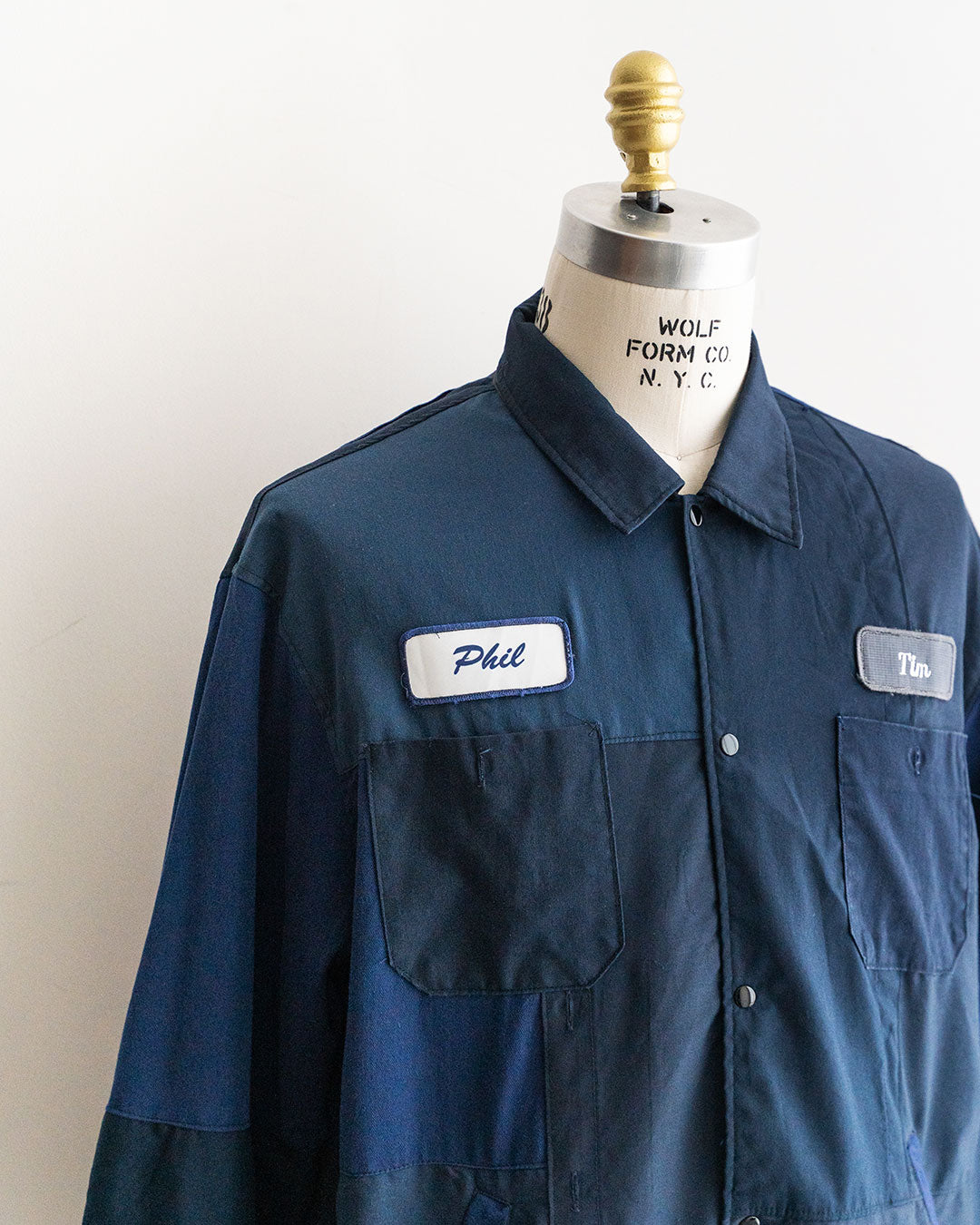 【redad】Navy Work Shirts Remake Coach Jacket『Fort Exclusive』②