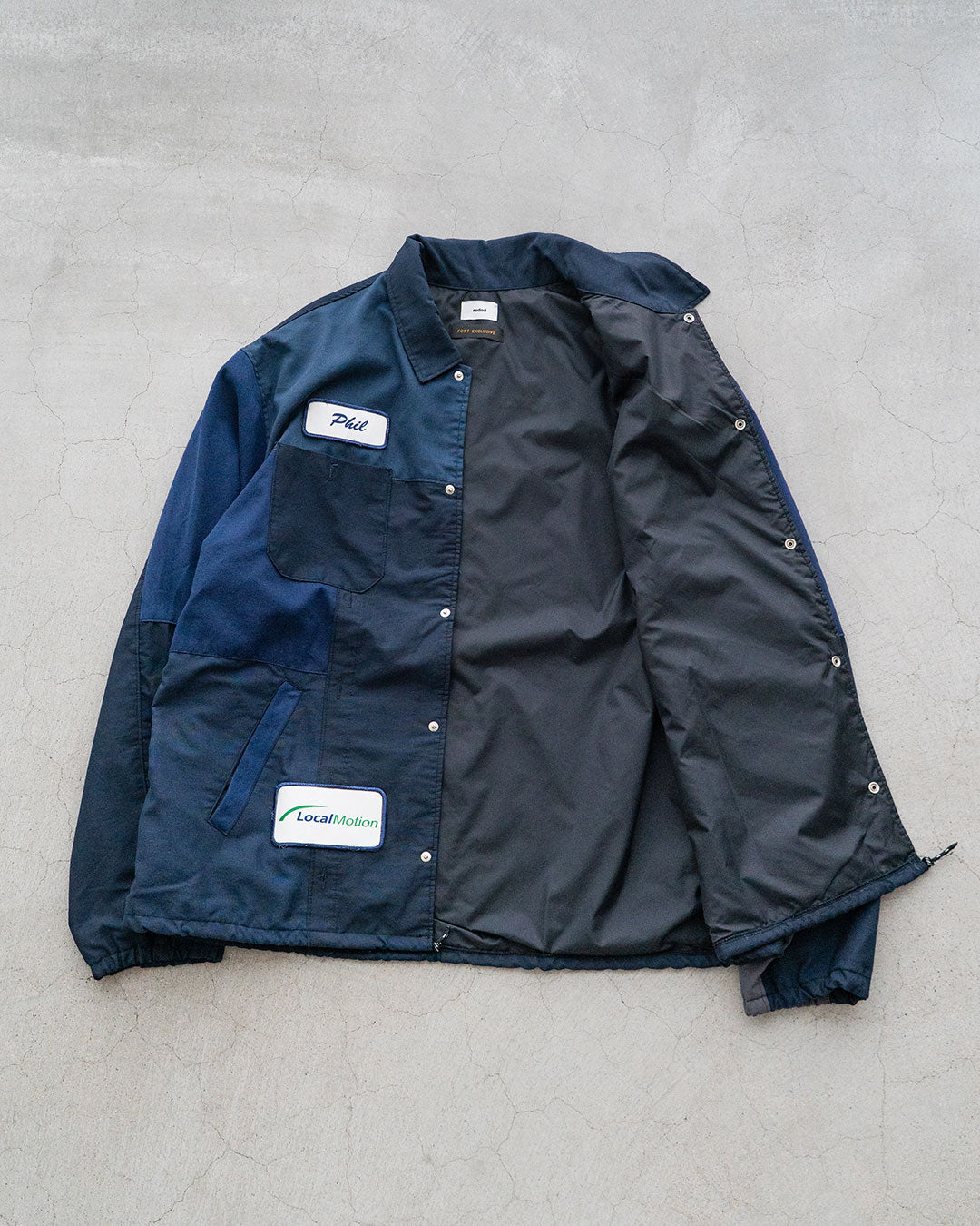 【redad】Navy Work Shirts Remake Coach Jacket『Fort Exclusive』②