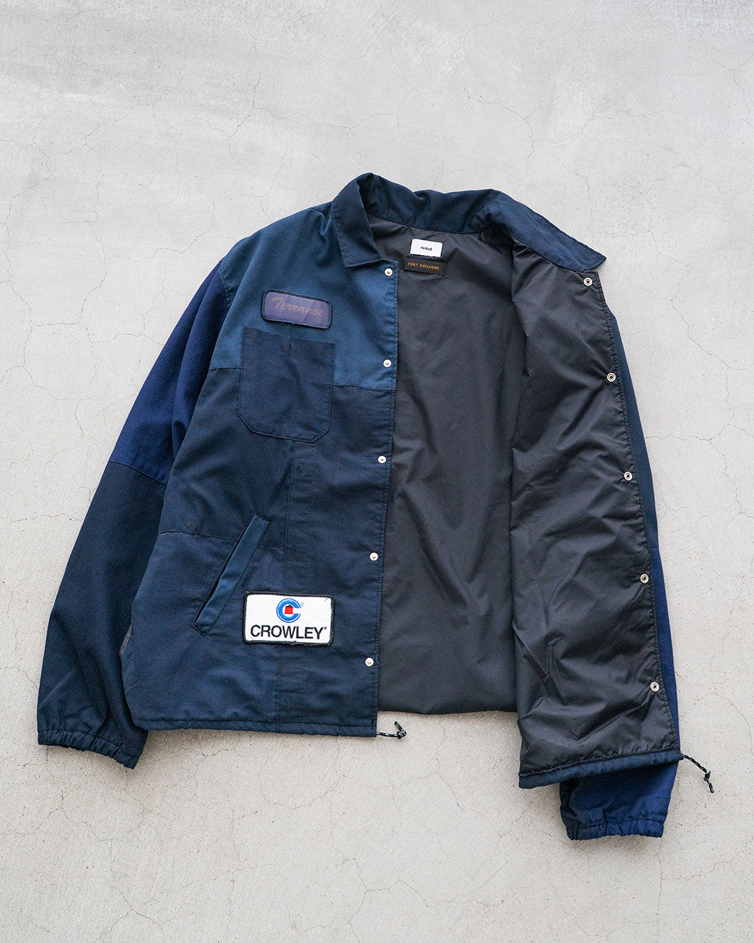 【redad】Navy Work Shirts Remake Coach Jacket『Fort Exclusive』③