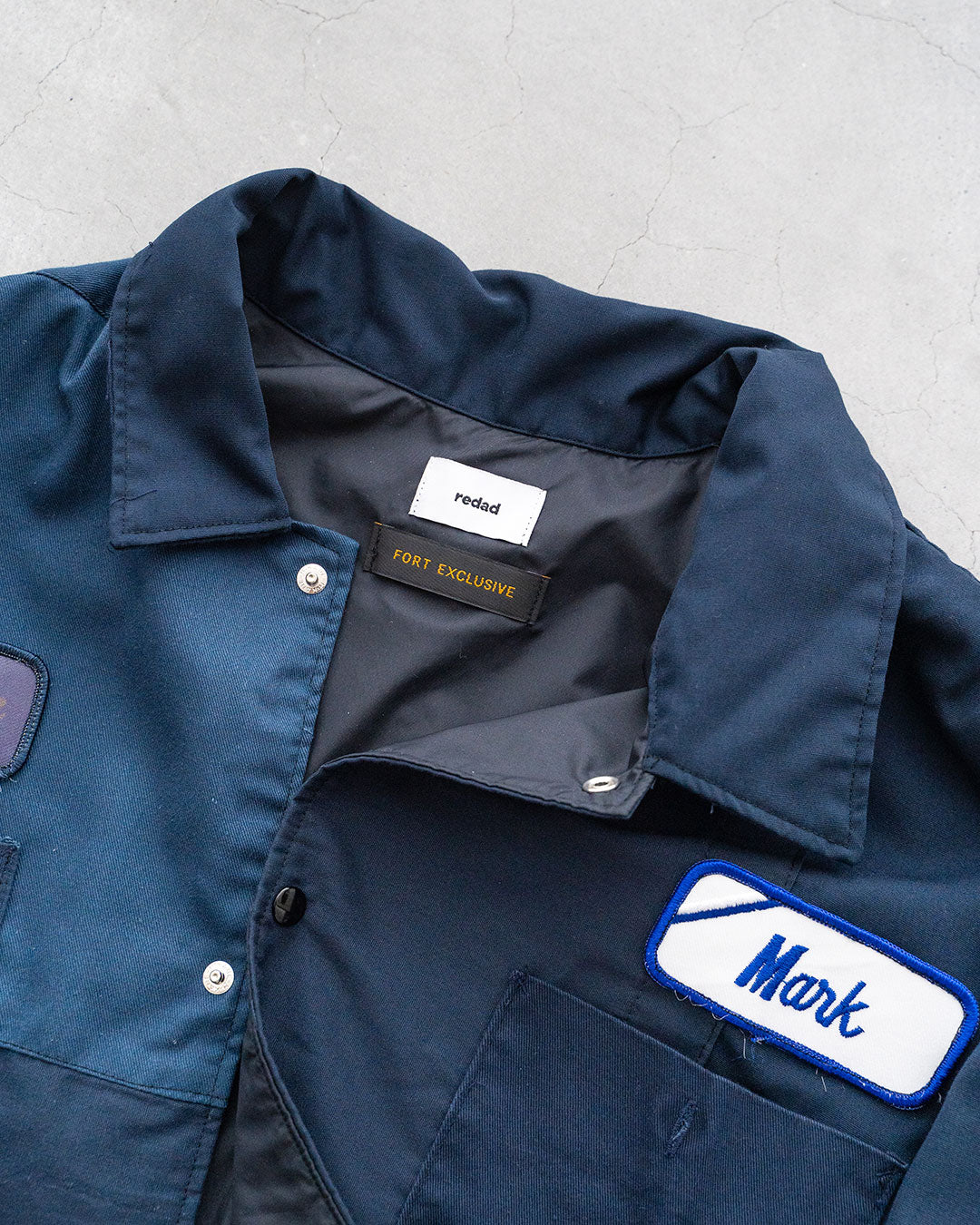 【redad】Navy Work Shirts Remake Coach Jacket『Fort Exclusive』③