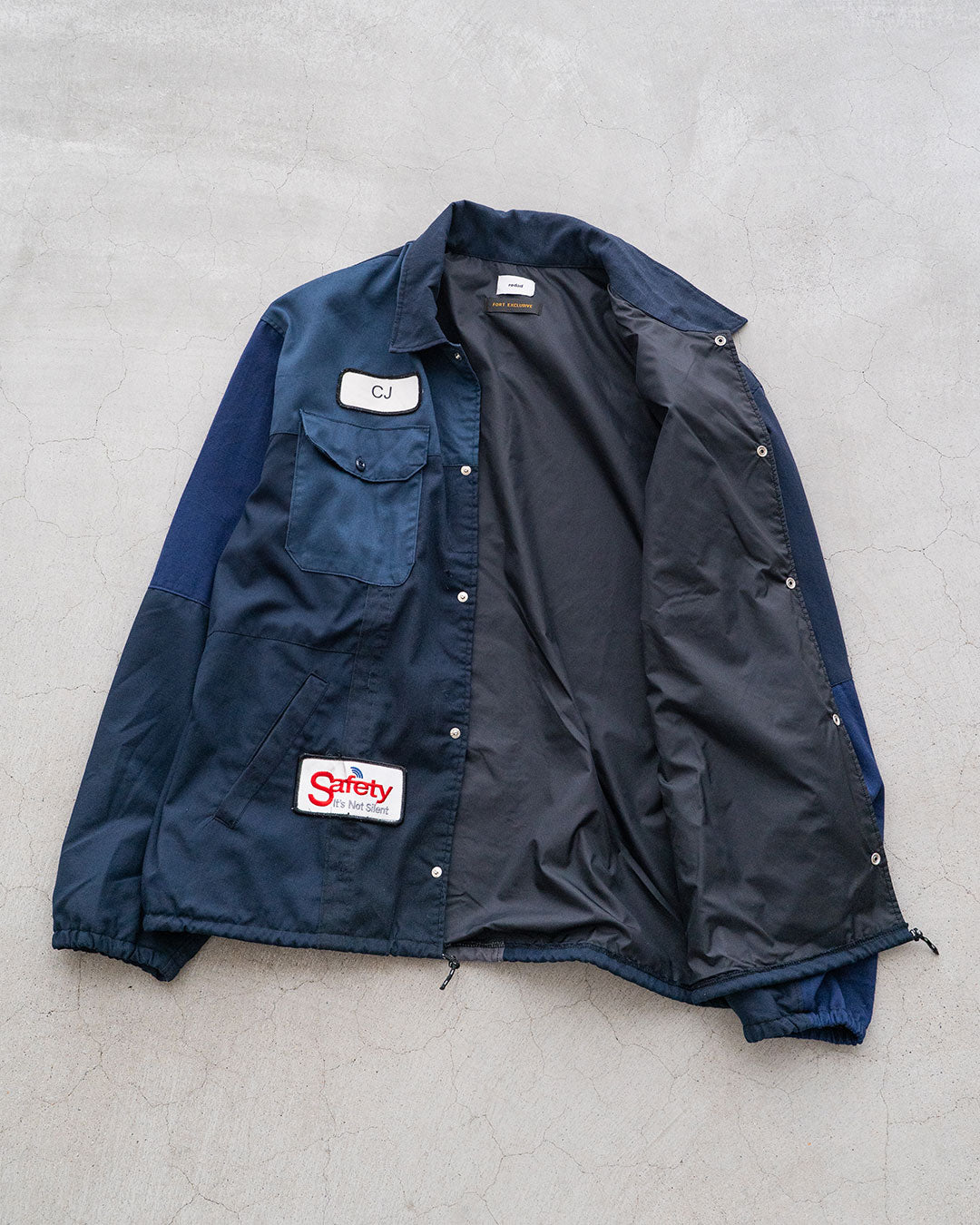 【redad】Navy Work Shirts Remake Coach Jacket『Fort Exclusive』④