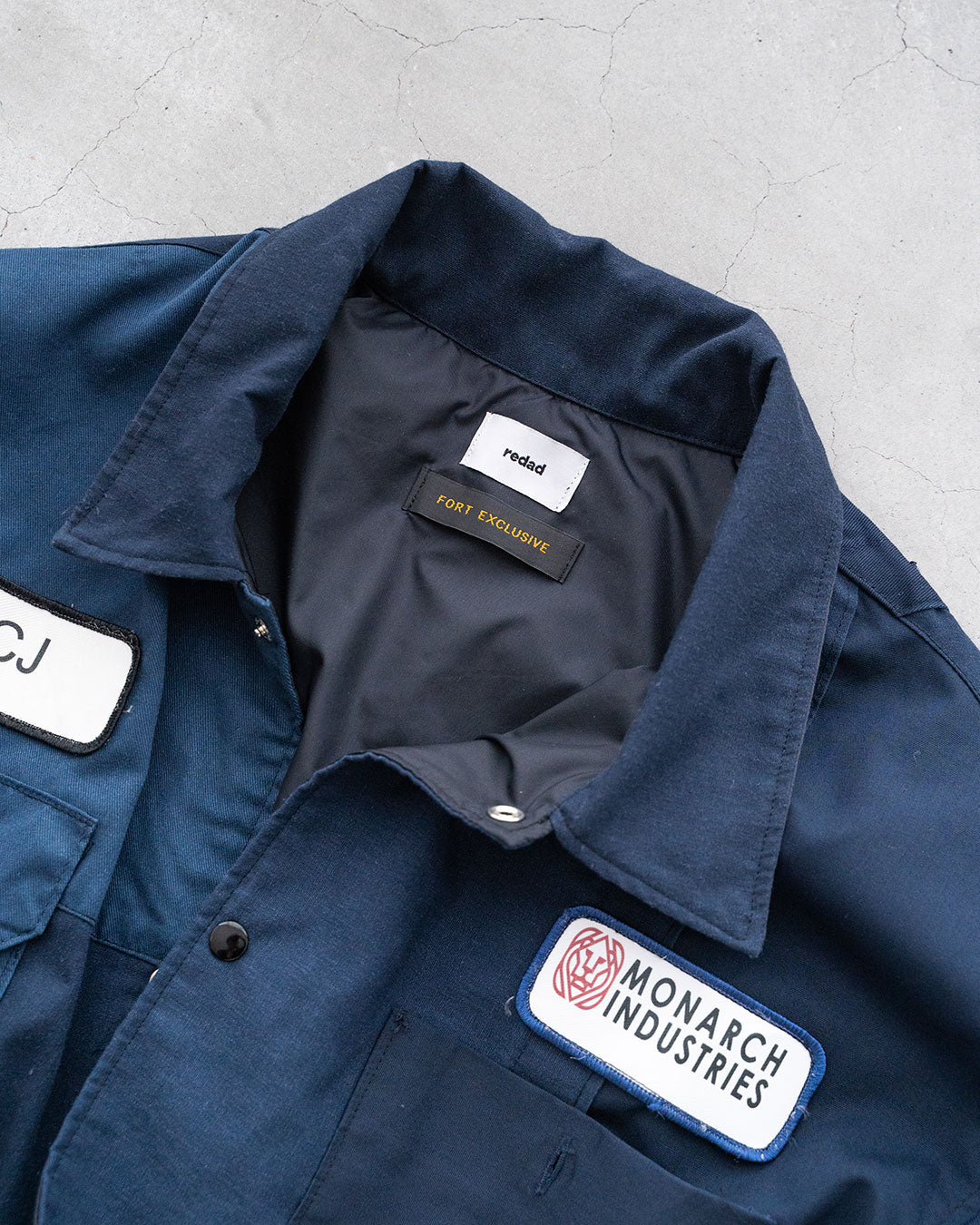 【redad】Navy Work Shirts Remake Coach Jacket『Fort Exclusive』④