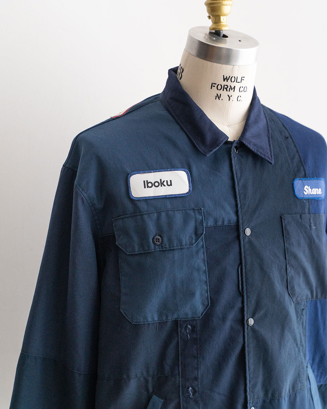 【redad】Navy Work Shirts Remake Coach Jacket『Fort Exclusive』⑤