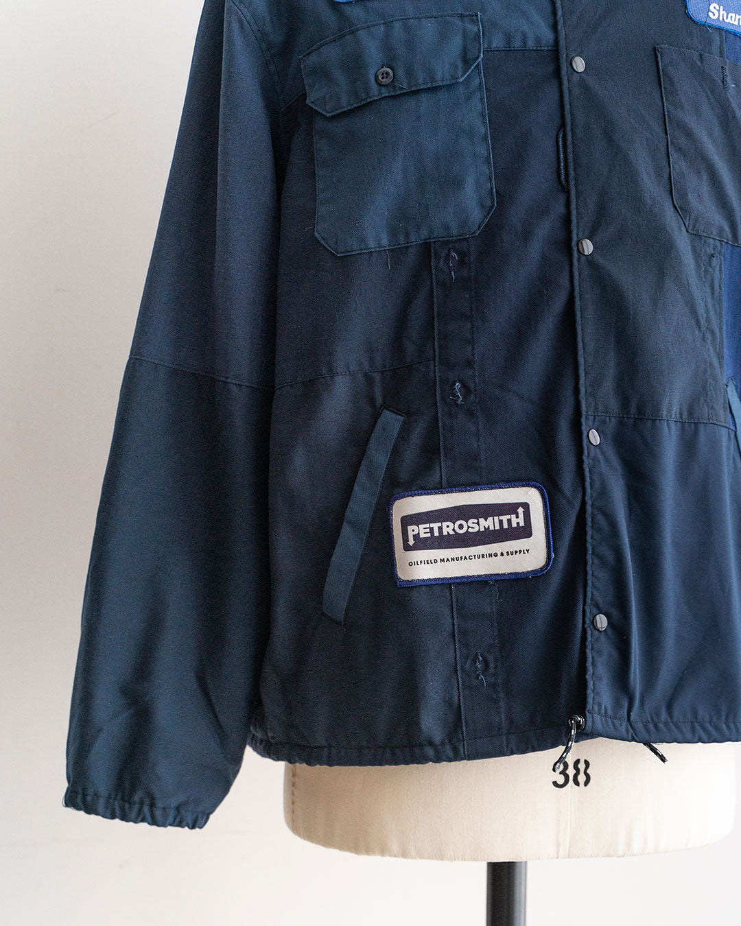 【redad】Navy Work Shirts Remake Coach Jacket『Fort Exclusive』⑤