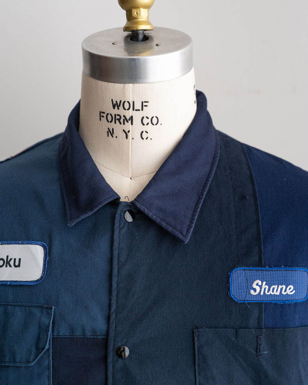【redad】Navy Work Shirts Remake Coach Jacket『Fort Exclusive』⑤