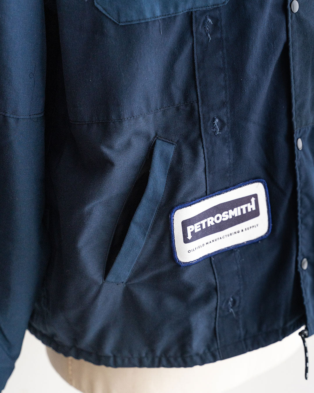【redad】Navy Work Shirts Remake Coach Jacket『Fort Exclusive』⑤