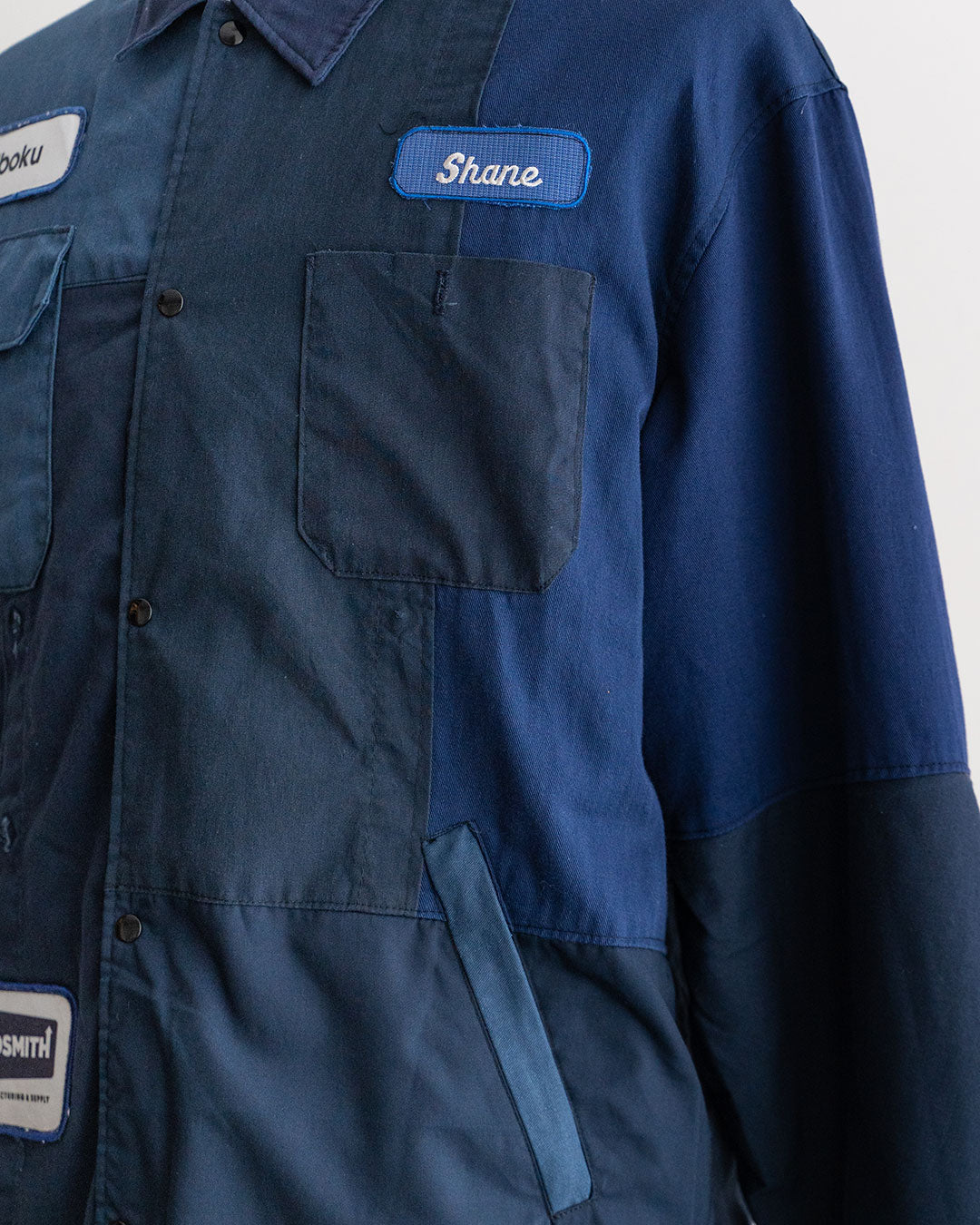 【redad】Navy Work Shirts Remake Coach Jacket『Fort Exclusive』⑤