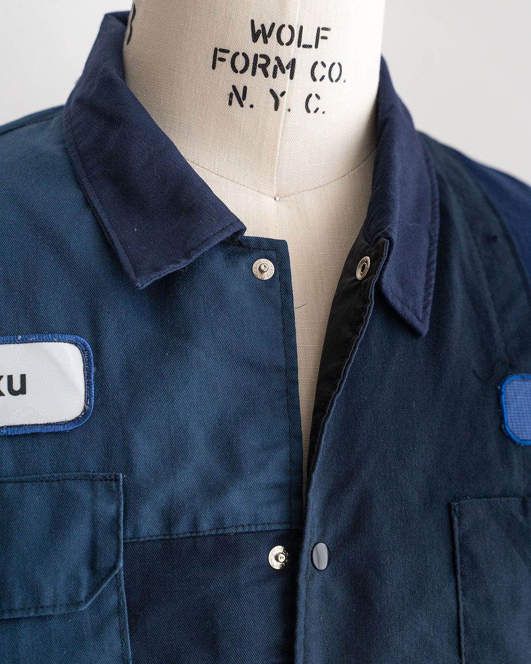 【redad】Navy Work Shirts Remake Coach Jacket『Fort Exclusive』⑤