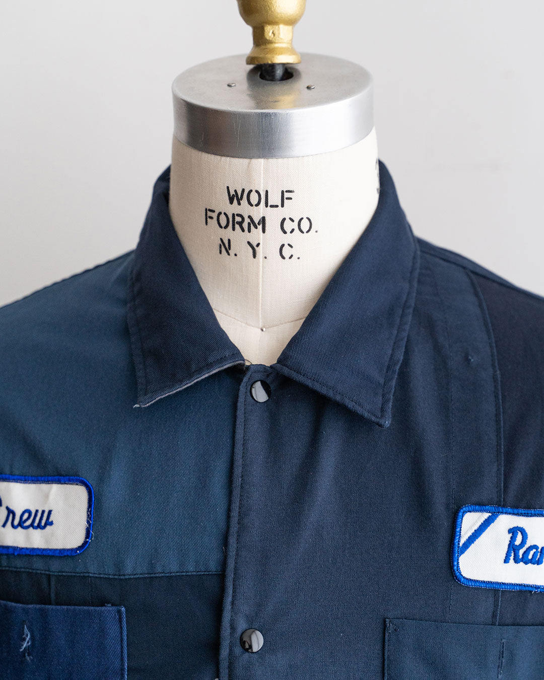 【redad】Navy Work Shirts Remake Coach Jacket『Fort Exclusive』⑥
