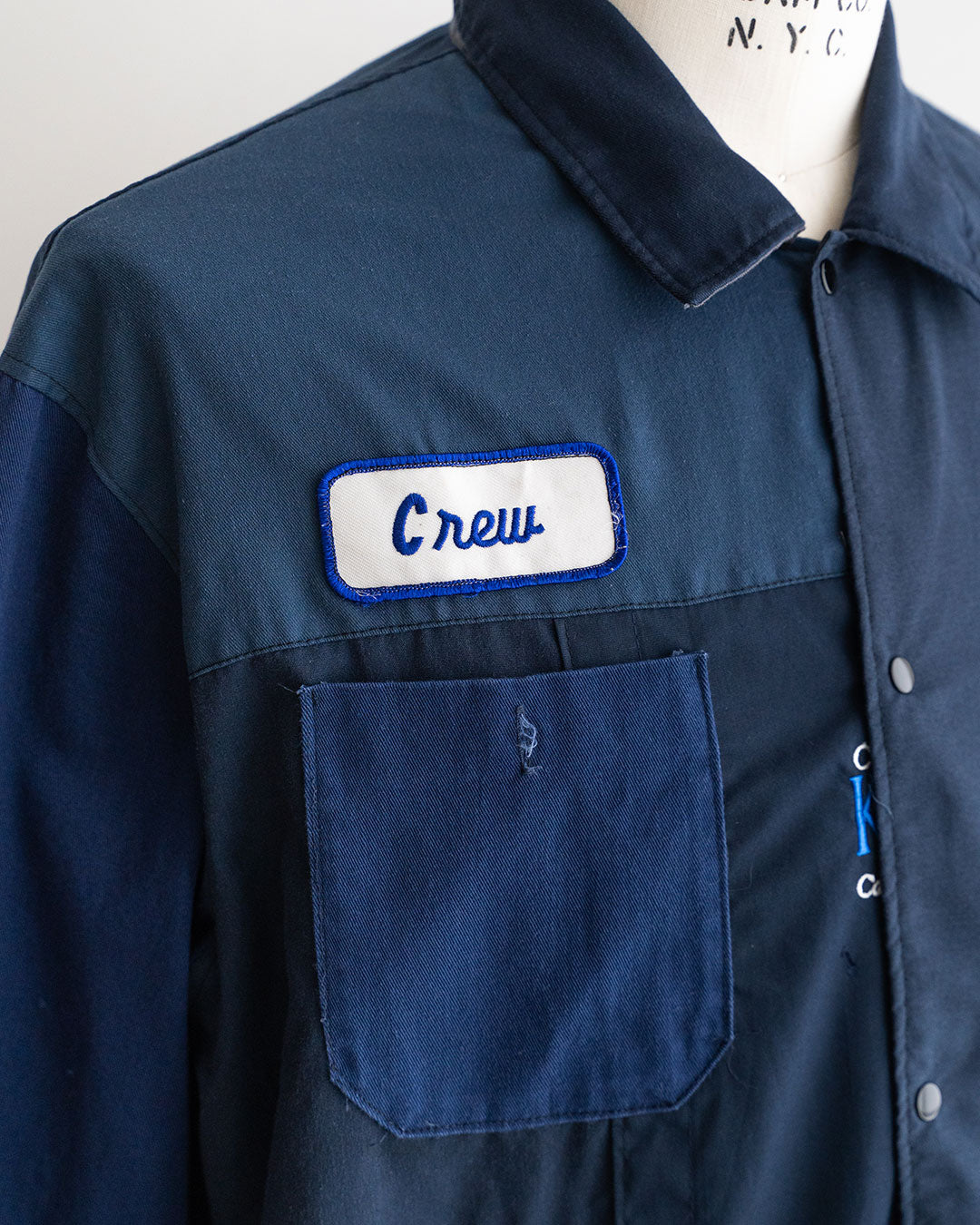 【redad】Navy Work Shirts Remake Coach Jacket『Fort Exclusive』⑥