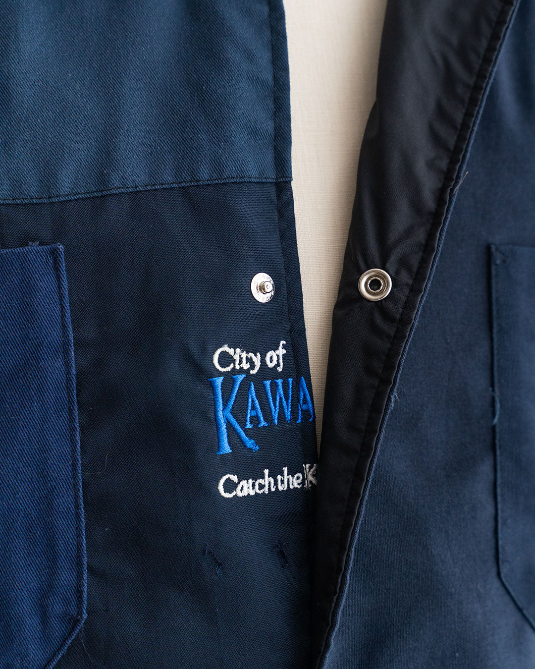【redad】Navy Work Shirts Remake Coach Jacket『Fort Exclusive』⑥