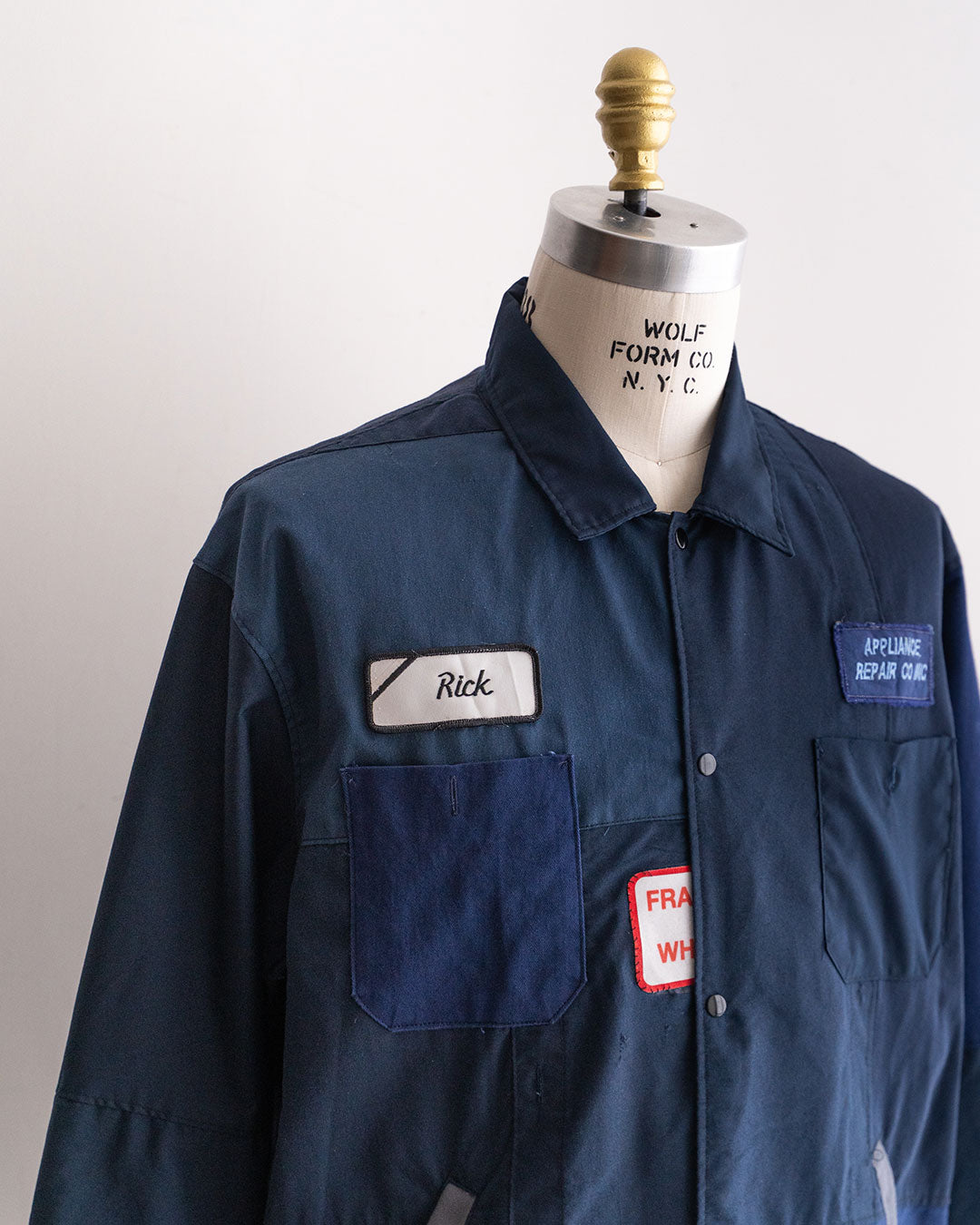 【redad】Navy Work Shirts Remake Coach Jacket『Fort Exclusive』⑦