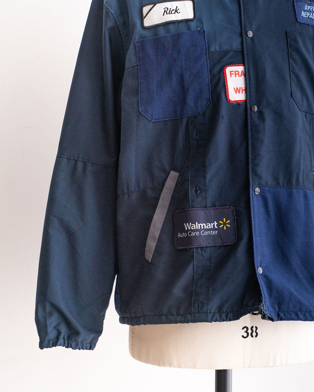 【redad】Navy Work Shirts Remake Coach Jacket『Fort Exclusive』⑦