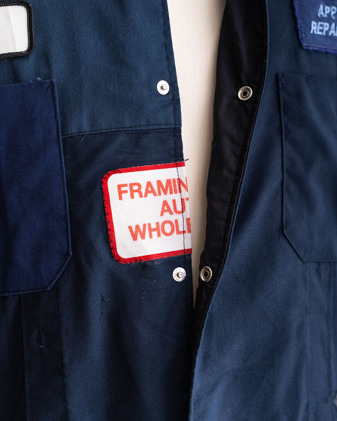 【redad】Navy Work Shirts Remake Coach Jacket『Fort Exclusive』⑦