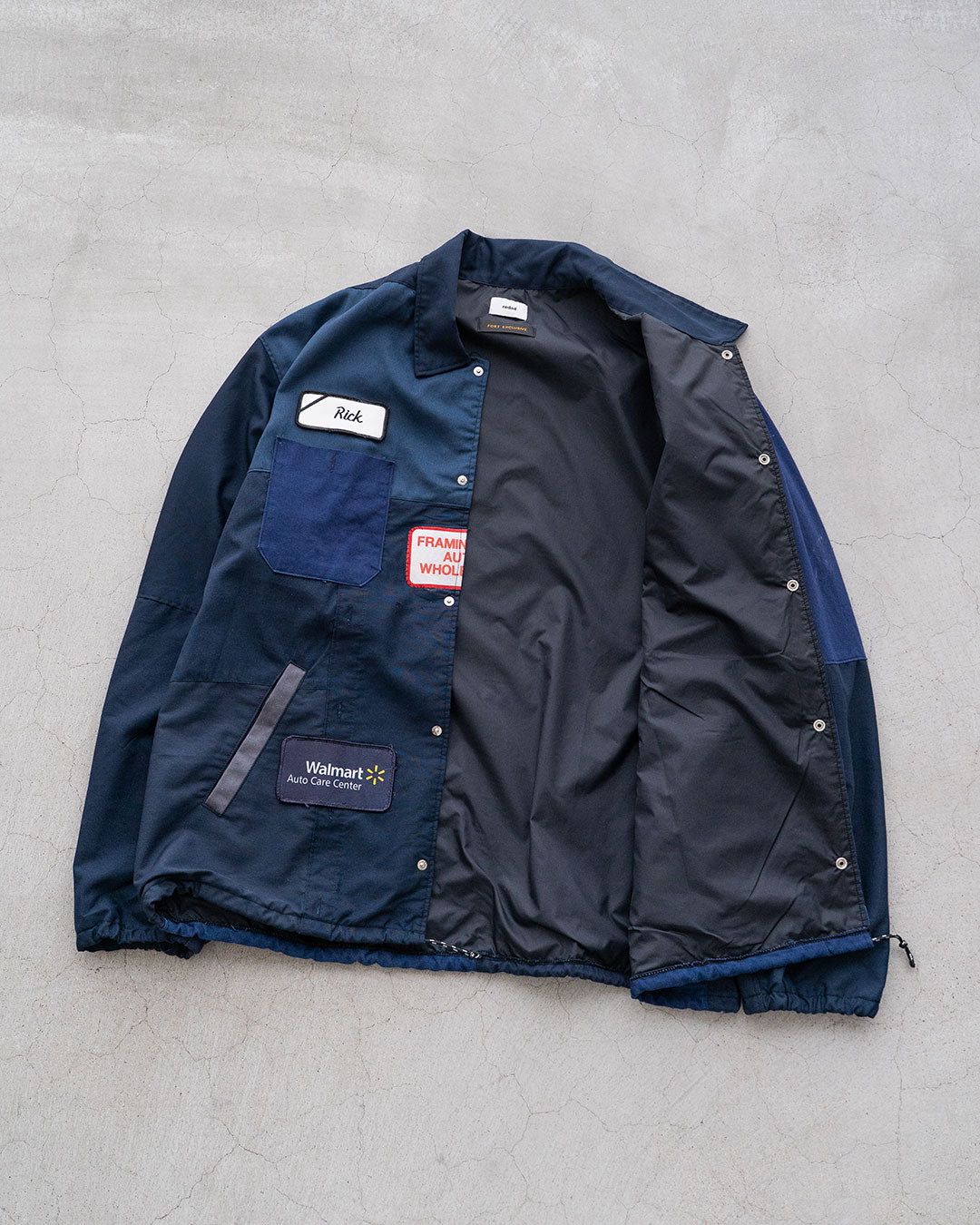 【redad】Navy Work Shirts Remake Coach Jacket『Fort Exclusive』⑦