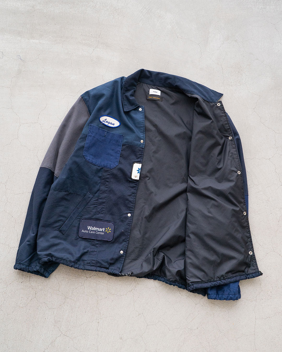 【redad】Navy Work Shirts Remake Coach Jacket『Fort Exclusive』⑧